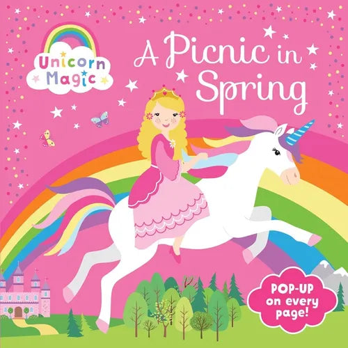 Unicorn Magic a Picnic in Spring: Pop-Up Book - Hardcover