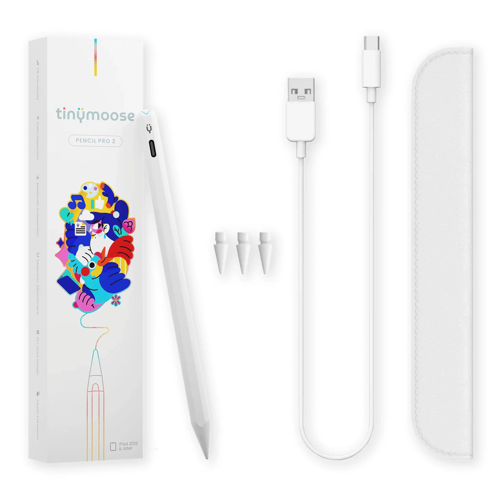 Pencil Pro 2 | Alpine White - iPad Pen with Gesture Control