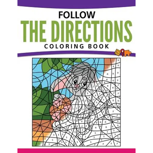 Follow The Directions Coloring Book - Paperback
