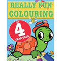 Really Fun Colouring Book For 4 Year Olds: Fun & creative colouring for four year old children - Paperback