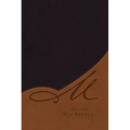 Rvr60, Biblia de Estudio Macarthur, Letra Grande, Leathersoft, Café, Con Índice Y Cierre - Leather