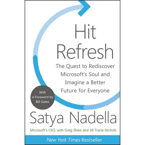 Hit Refresh: The Quest to Rediscover Microsoft's Soul and Imagine a Better Future for Everyone - Hardcover