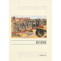 Vintage Lined Notebook Greetings from the Badlands - Paperback