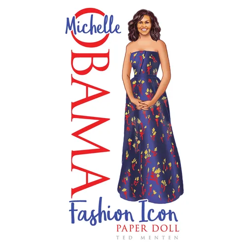 Michelle Obama Fashion Icon Paper Doll - Paperback