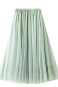 Chiffon midi skirt