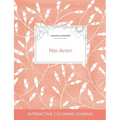 Adult Coloring Journal: Nar-Anon (Nature Illustrations, Peach Poppies) - Paperback