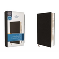 Niv, Pocket Thinline Bible, Bonded Leather, Black, Red Letter, Comfort Print - Bonded Leather