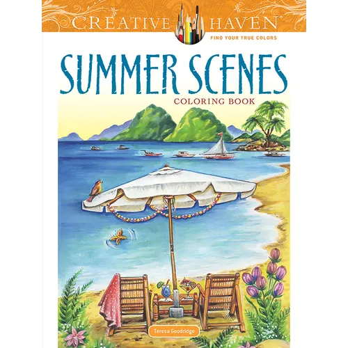 Creative Haven Summer Scenes Coloring Book - Paperback