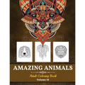 Amazing Animals Grown-ups Coloring Book: Stress Relieving Designs Animals for Grown-ups (Volume 10) - Paperback
