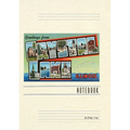 Vintage Lined Notebook Greetings from Crystal Lake, Illinois - Paperback
