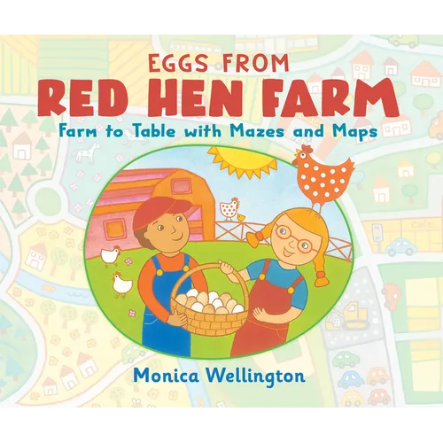 Eggs from Red Hen Farm: Farm to Table with Mazes and Maps - Paperback