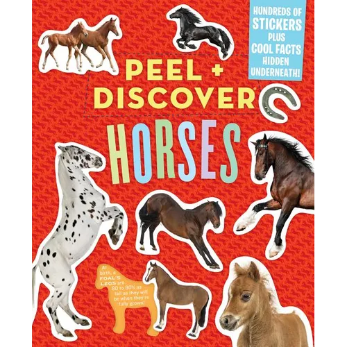 Peel + Discover: Horses - Paperback