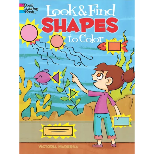 Look & Find Shapes to Color - Paperback