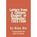 Letters From a Chinese Student at Wellesley: 1923-1926 - Paperback