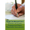 Quizmaster Point of Law Review: Negotiable Instruments - Paperback