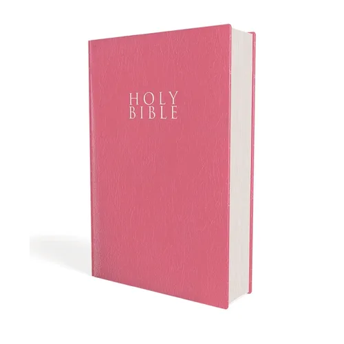 Niv, Gift and Award Bible, Leather-Look, Pink, Red Letter Edition, Comfort Print - Paperback