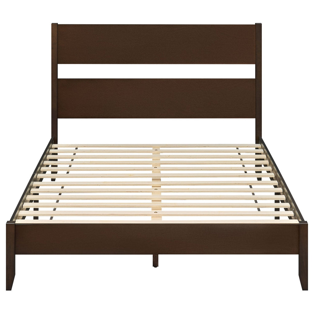 Queen Bed Frame with Headboard and Solid Wood Legs