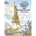 Statue of Liberty and Ellis Island Coloring Book - Paperback