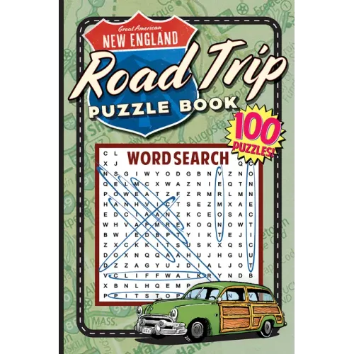 Great American New England Road Trip Puzzle Book - Paperback