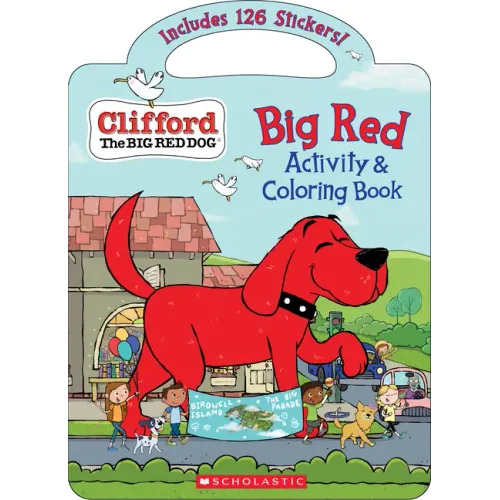Big Red Activity & Coloring Book (Clifford the Big Red Dog) - Paperback
