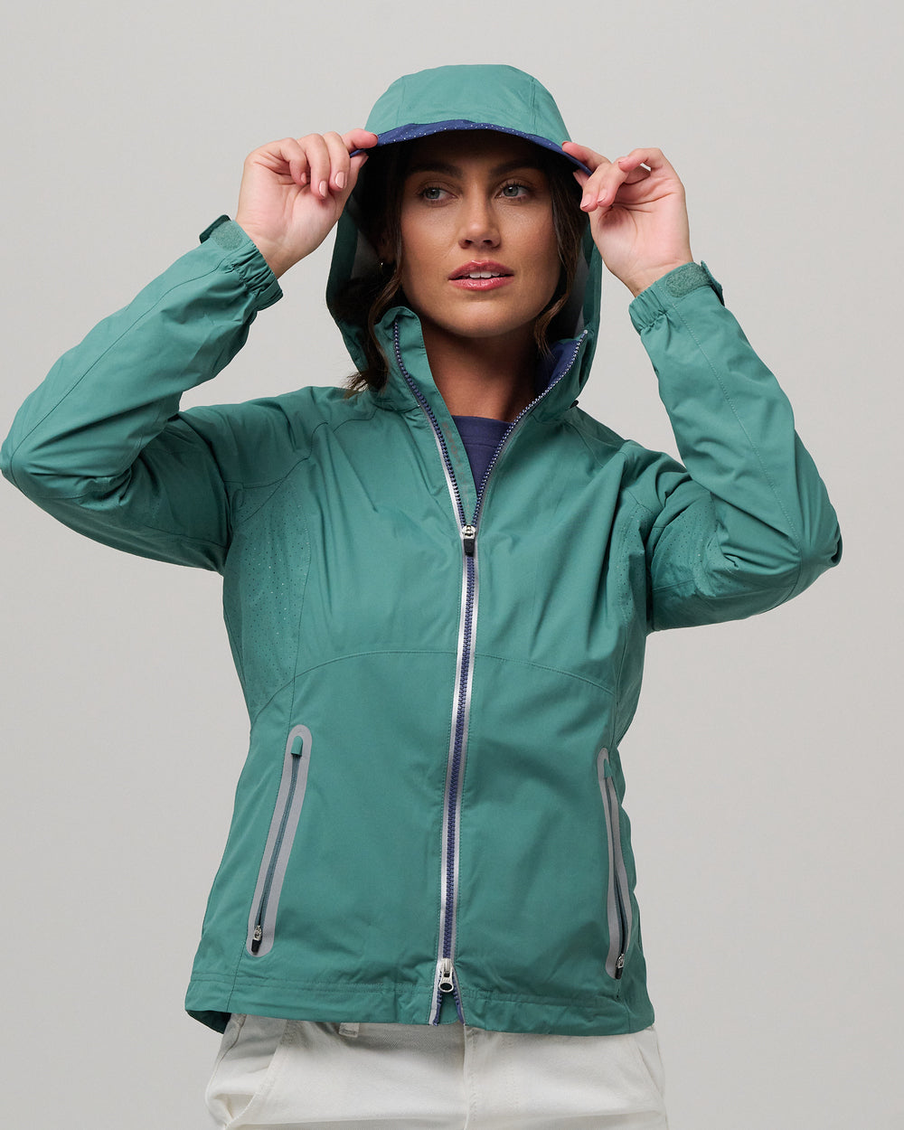 Olivia Waterproof Hooded Jacket