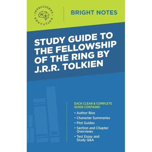 Study Guide to The Fellowship of the Ring by JRR Tolkien - Paperback