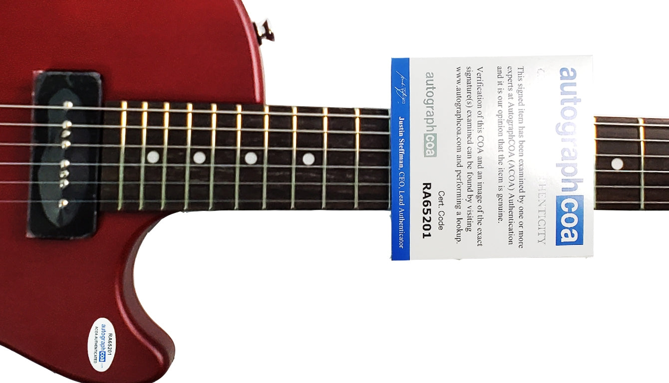 Neville Brothers Aaron Signed Autographed Guitar ACOA