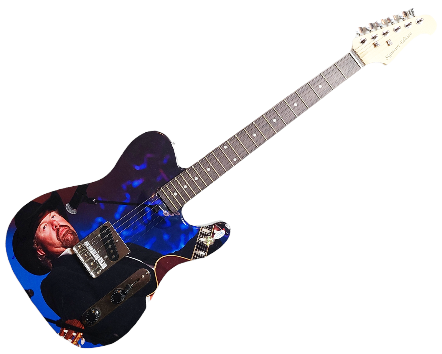 Toby Keith Signed Autographed Custom Photo Graphics Guitar ACOA ACOA