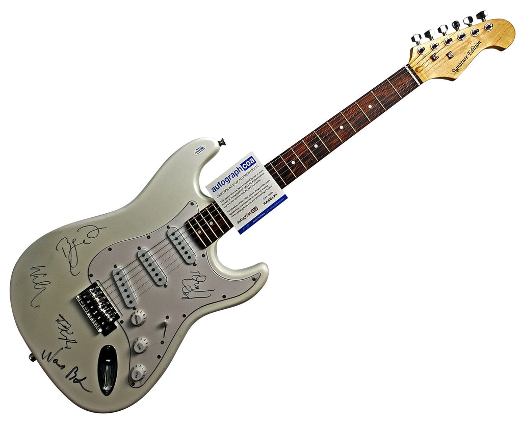 Arcade Fire Signed Autographed Guitar ACOA
