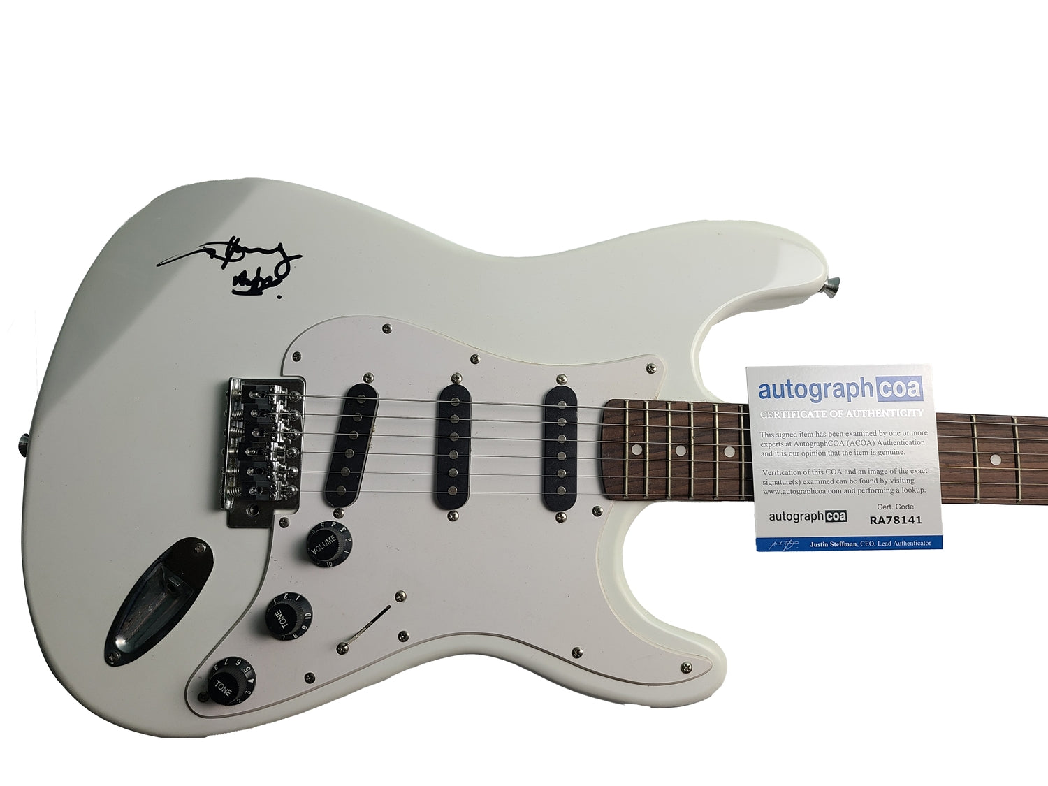 AC/DC Angus Young Signed Autographed Huntington Guitar ACOA