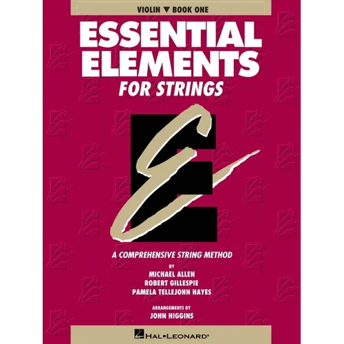 Essential Elements for Strings Violin Book 1 Beginner Violin Method with Fingerings Bowings and Music Theory Hal Leonard String Method - Paperback