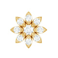 Flower Diamond Nose Ring Stud for Women