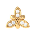 Simple Diamond Flower Nose Stud for Women