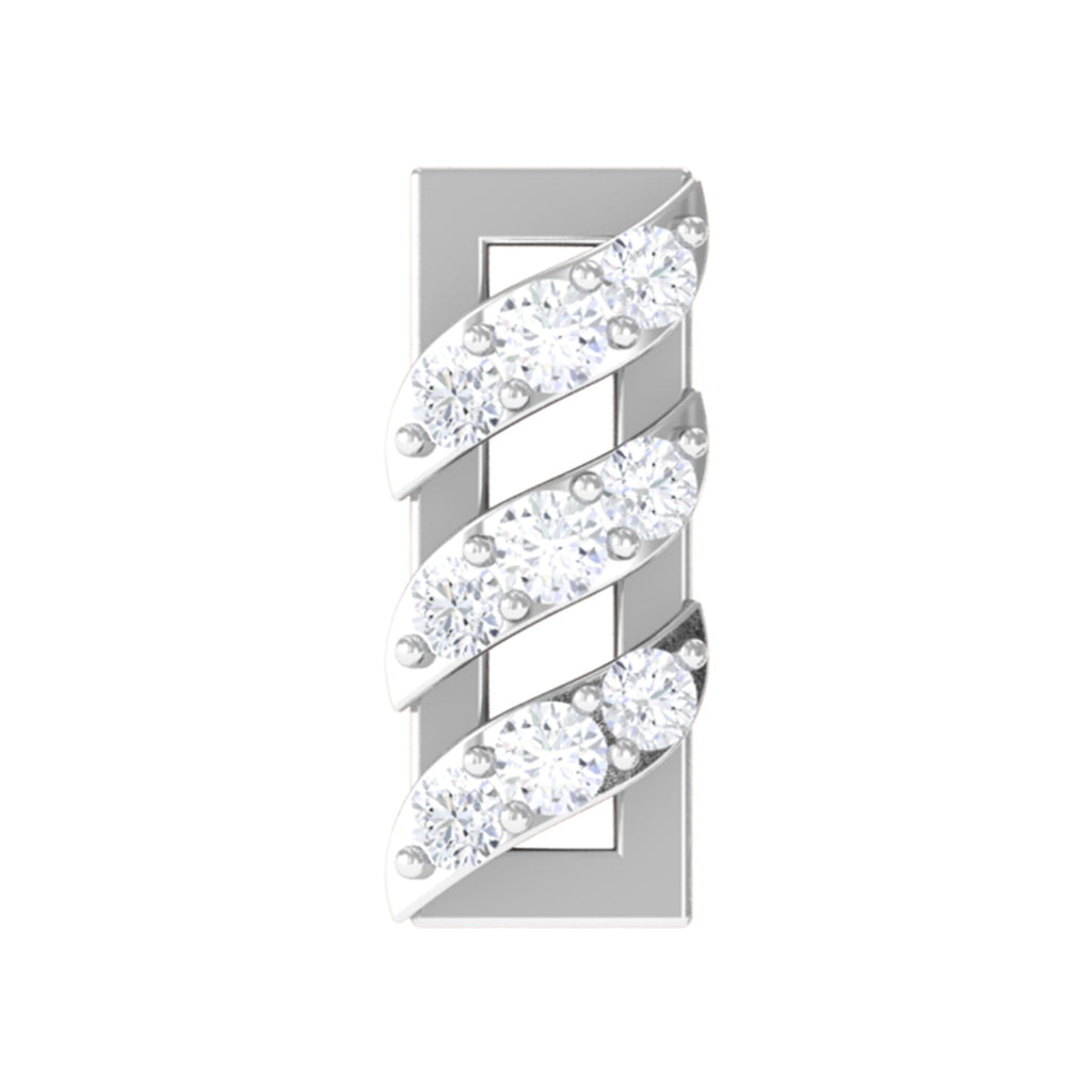 Minimalist Diamond Bar Earring for Tragus Piercing