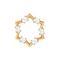 Genuine Diamond Star Earring for Cartilage Piercing