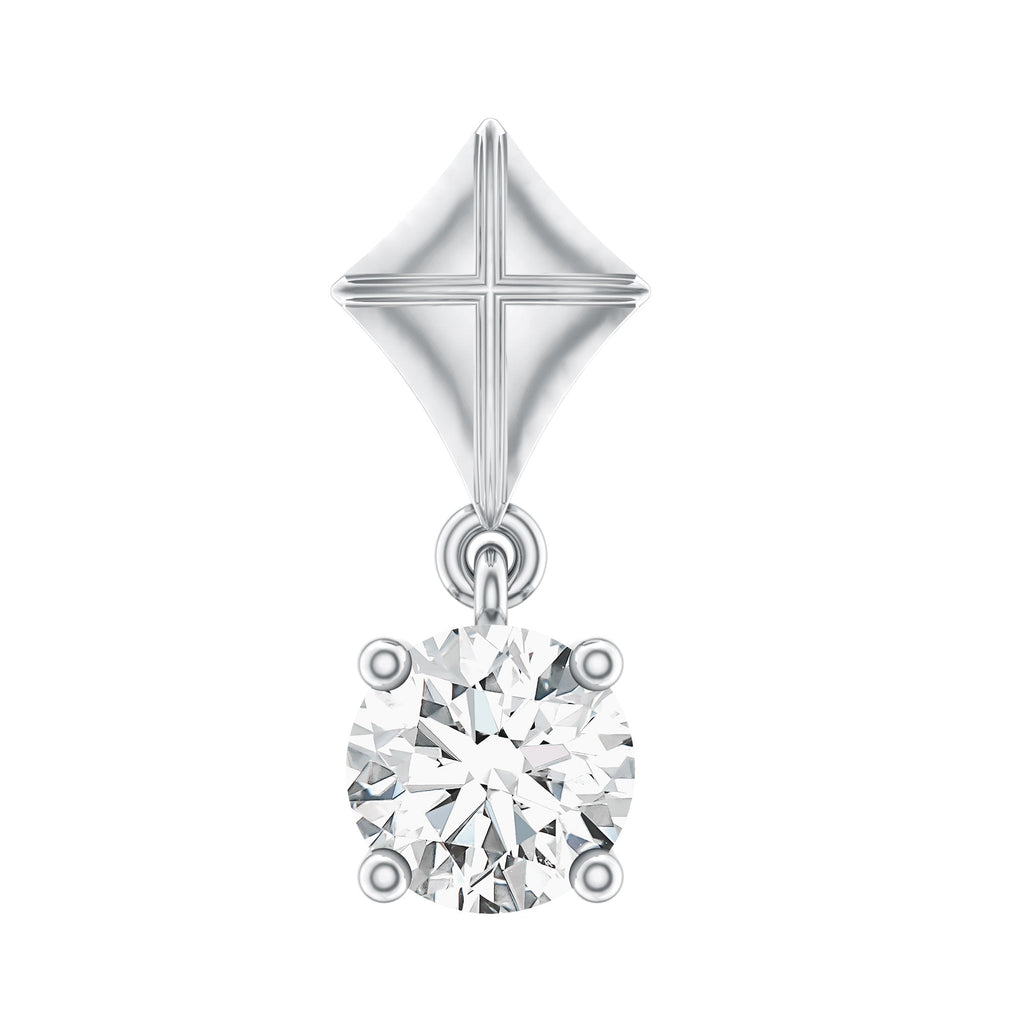 Diamond Dangling Earring for Helix Piercing
