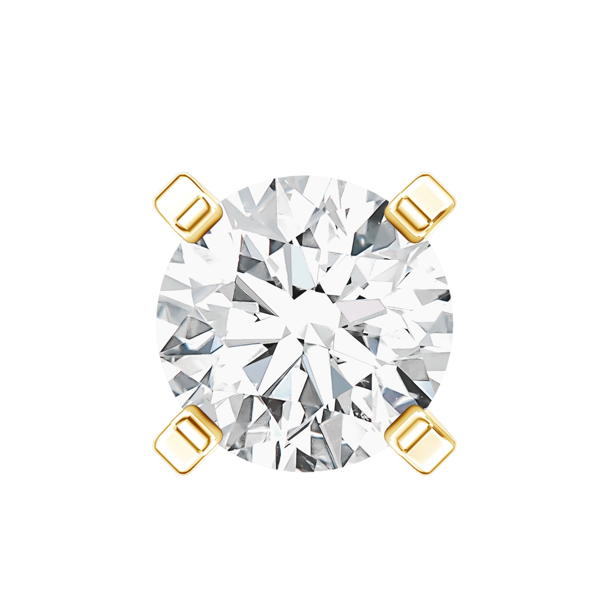Minimalist Peg Head Set Diamond Nose Pin Stud