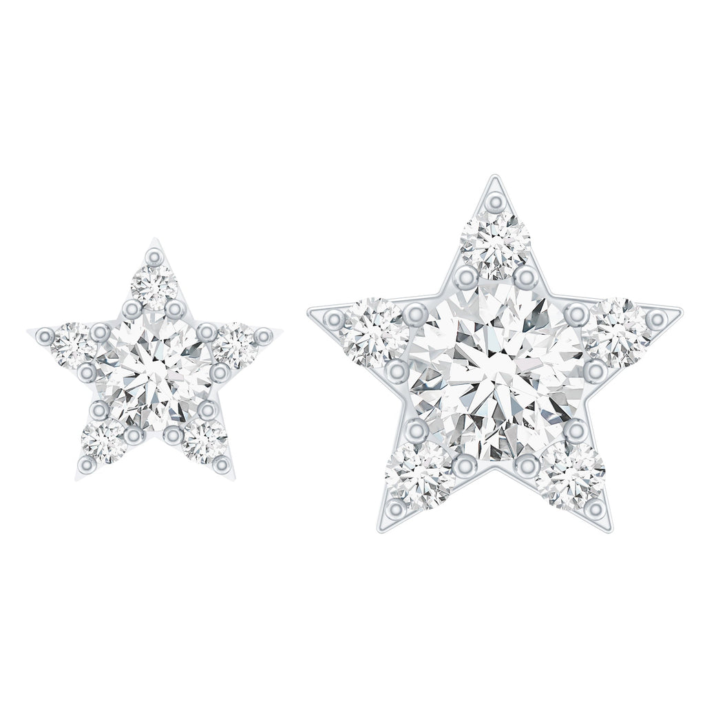 Minimalist Diamond Star Earring for Tragus Piercing