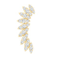 Diamond Wing Crawler Earring for Helix Piercing