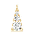 Dainty Diamond Triangle Tragus Earring
