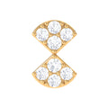 Genuine Diamond Bow Earring for Tragus Piercing