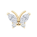 Marquise Moissanite Butterfly Cartilage Earring