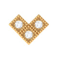 Round Diamond V Shape Earring for Helix Earring