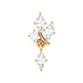 Marquise Moissanite Cartilage Dangle Earring