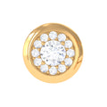Moissanite Circle Geometric Cartilage Earring