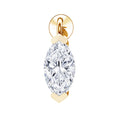 Marquise Moissanite Drop Earring for Tragus Piercing