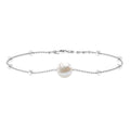 Cultured 7.48 Carat Freshwater Pearl Chain Bracelet