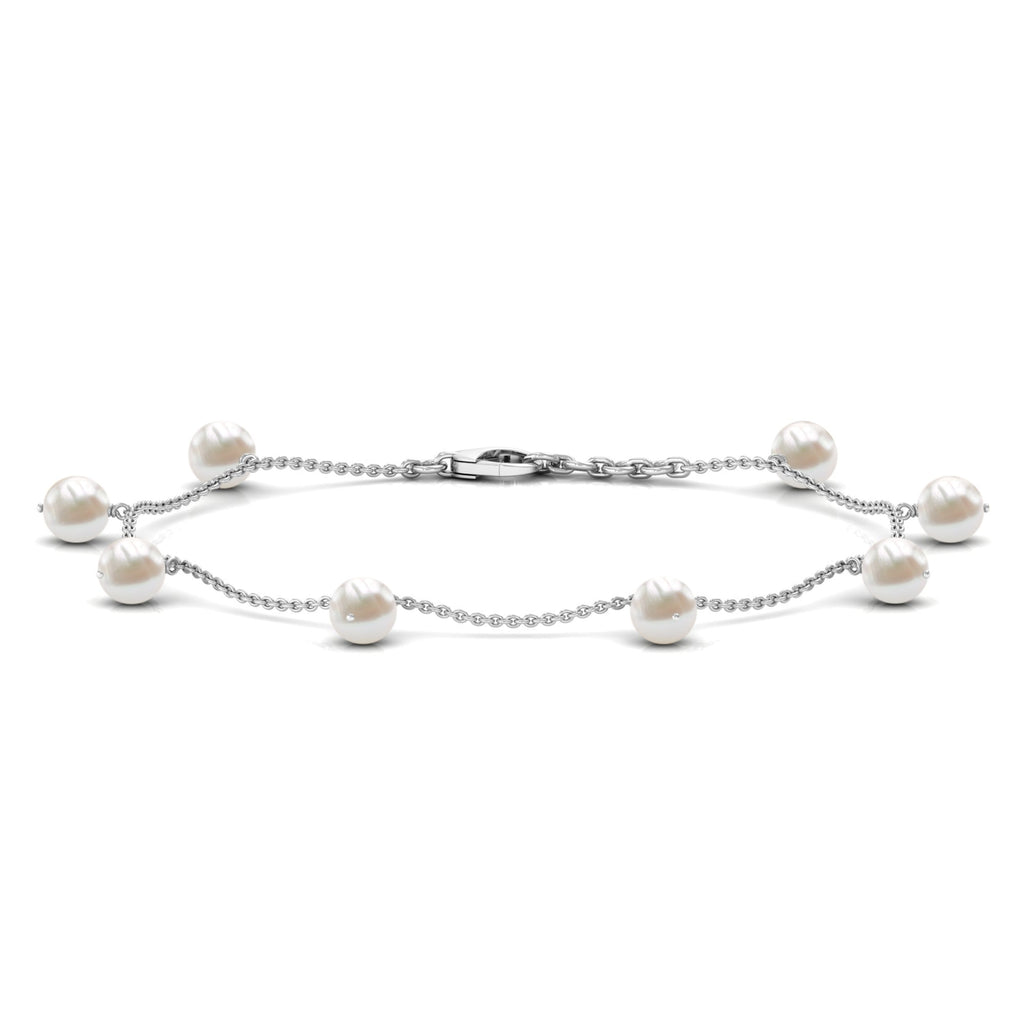 Freshwater Cultured Pearl Chain Bracelet for Women