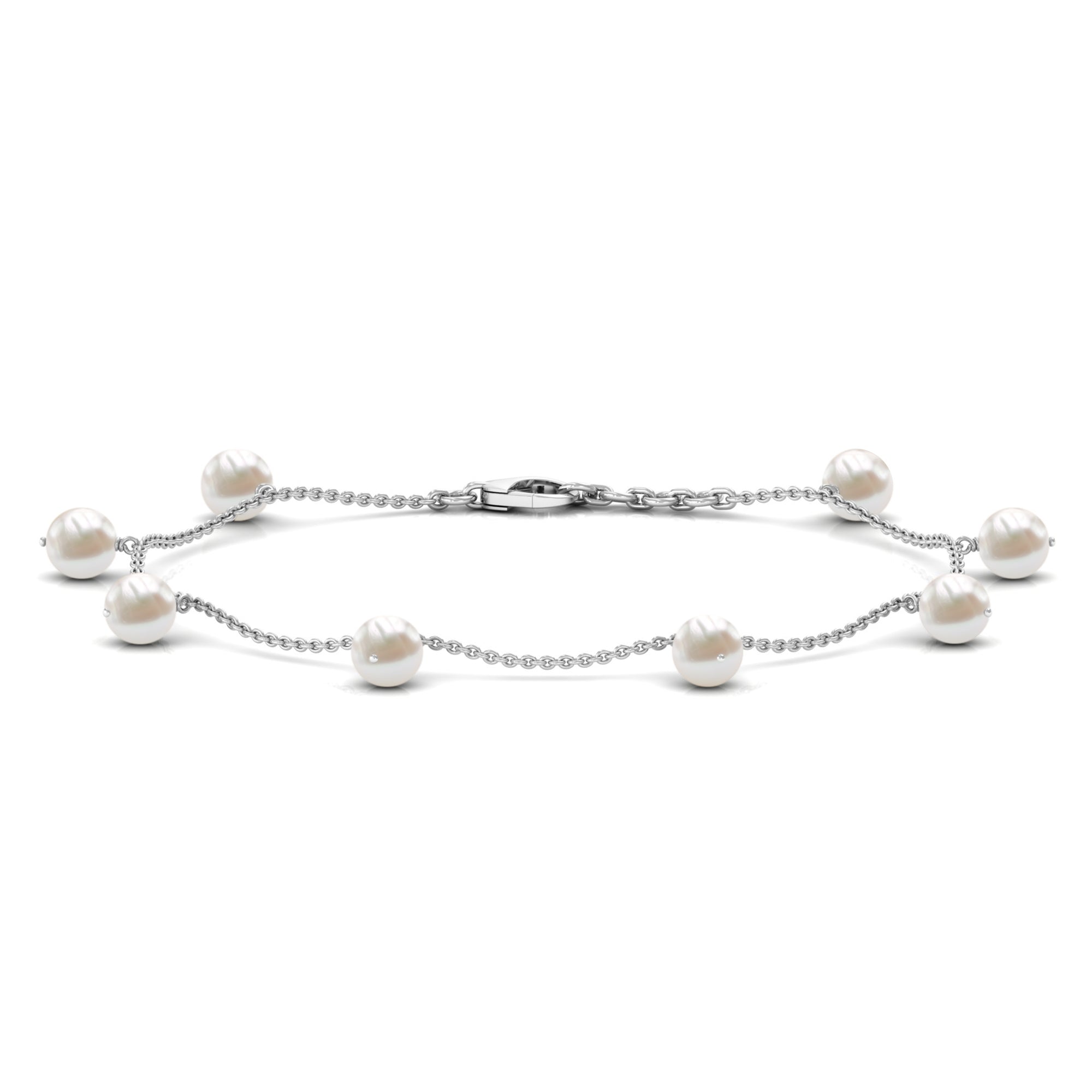 Freshwater Cultured Pearl Chain Bracelet for Women
