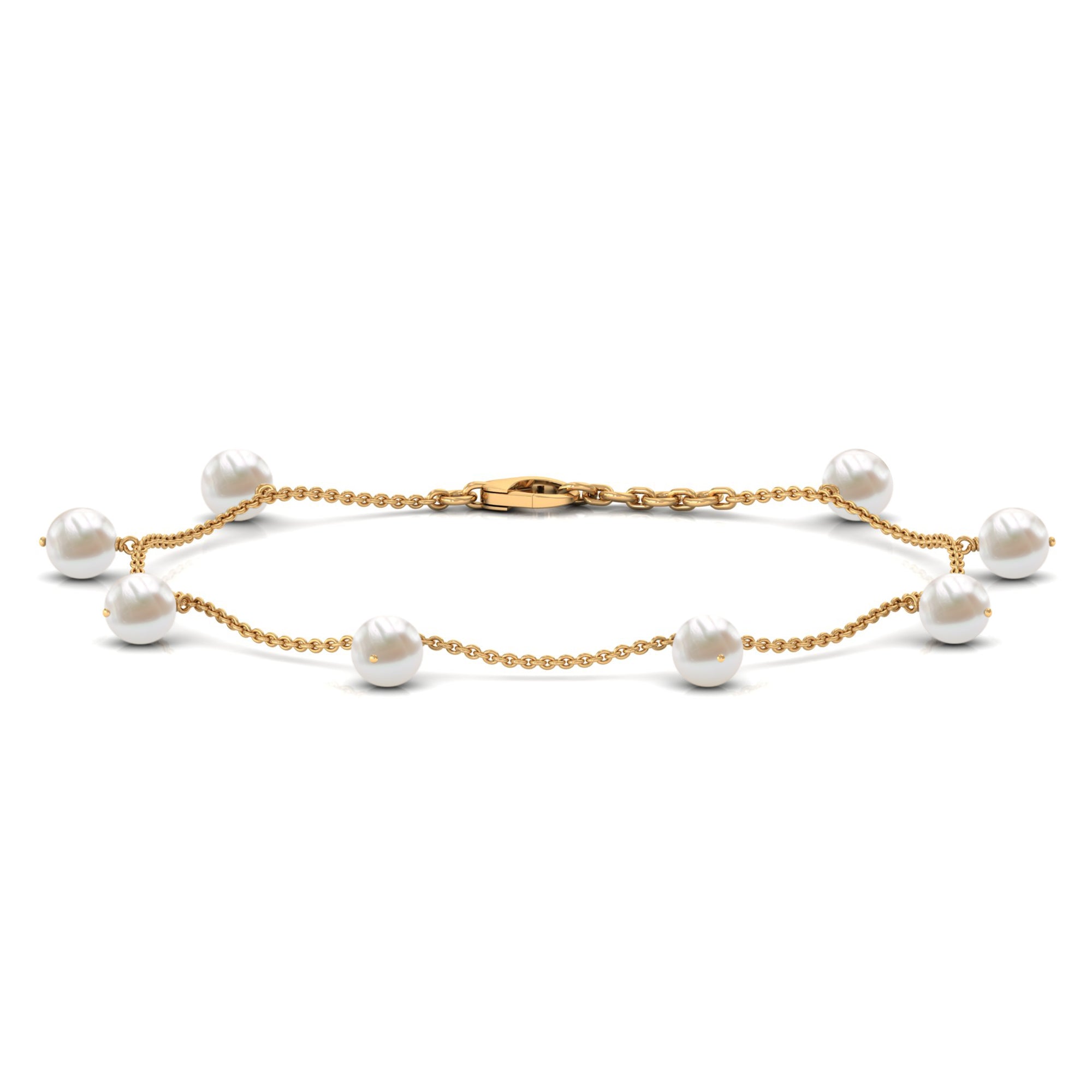 Freshwater Cultured Pearl Chain Bracelet for Women
